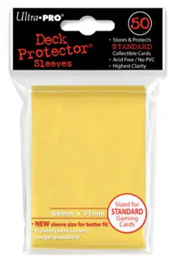 Deck Protector Amarillo 66x91mm