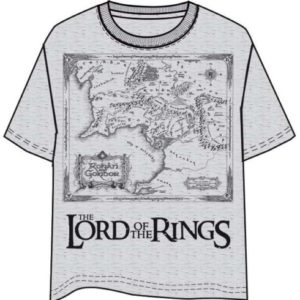 Camiseta El Señor de los Anillos Mapa