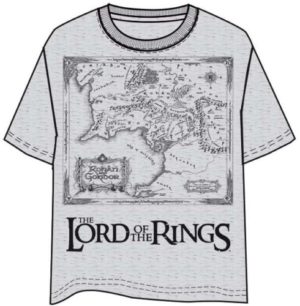 Camiseta El Señor de los Anillos Mapa