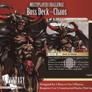 FINAL FANTASY TCG PACK MULTIPLAYER BOSS DECK CHAOS