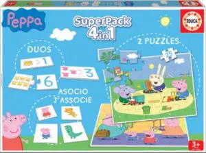 JUEGOS SUPERPACK 4 EN 1 PEPPA PIG