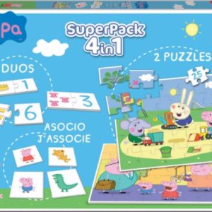 JUEGOS SUPERPACK 4 EN 1 PEPPA PIG