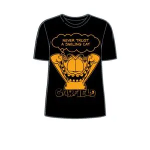 camiseta chica garfield smiling cat