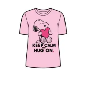 camiseta chica snoopy hug