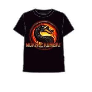 camiseta mortal kombat logo