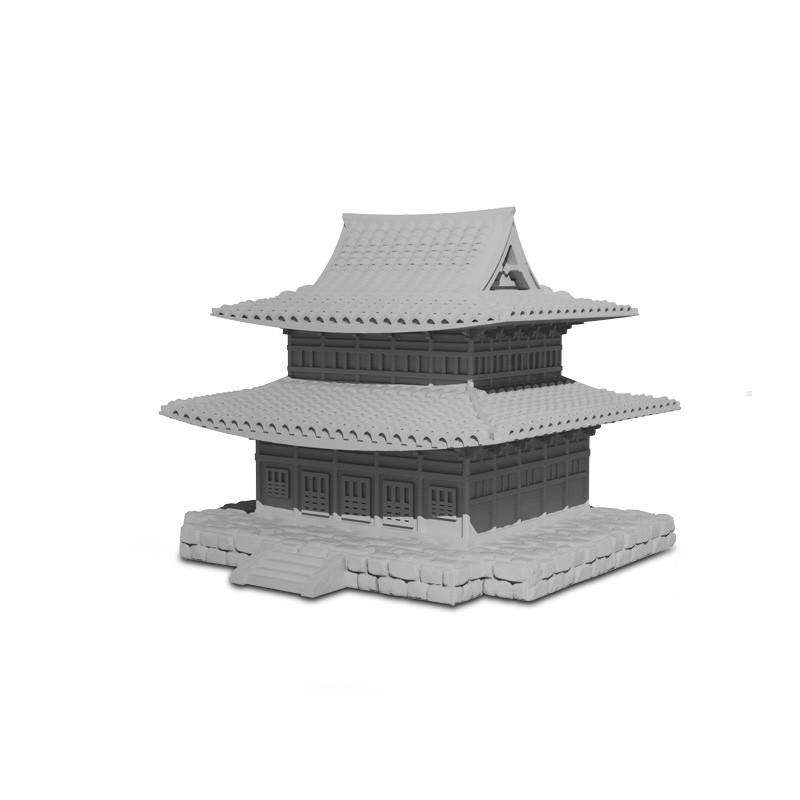 miniatura templo metal de yohei
