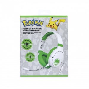 auriculares g1 pro gaming otl pokemon ball blanco