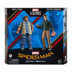 figura hasbro marvel spiderman peter and ned
