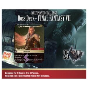 display final fantasy tcg multiplayer challenge boss deck final fantasy vii 6