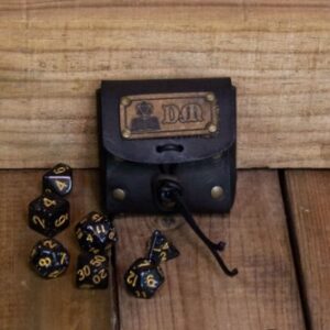 RAWBLADE DADOS + BOLSA DE CUERO DUNGEON MASTER (7)