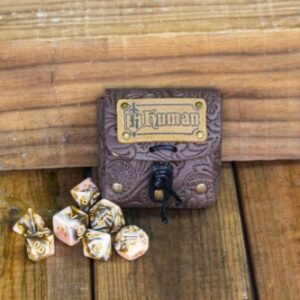 RAWBLADE DADOS + BOLSA DE CUERO HUMAN (7)