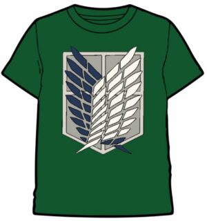 camiseta ataque titanes logo verde