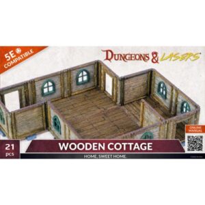 dungeon lasers wooden cottage