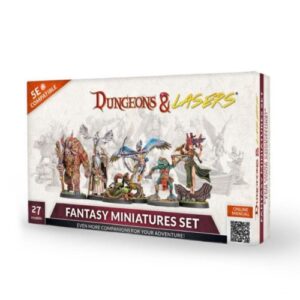 dungeon lasers fantasy miniatures set