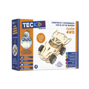 KIT EN MADERA - COCHE 4WD TRACCION A LAS 4 RUEDAS