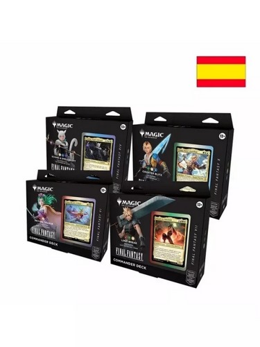 MTG FINAL FANTASY COMMANDER DECK (4) CASTELLANO