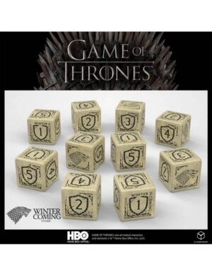 QW CAJA DADOS D6 GAME OF THRONES STARK (10)