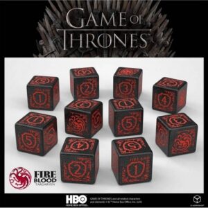 QW CAJA DADOS D6 GAME OF THRONES TARGARYEN (10)