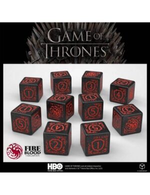 QW CAJA DADOS D6 GAME OF THRONES TARGARYEN (10)
