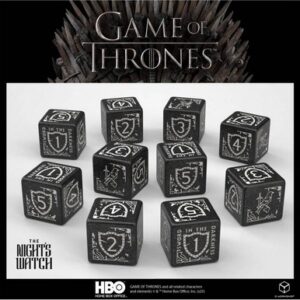 QW CAJA DADOS D6 GAME OF THRONES NIGHT WATCH (10)