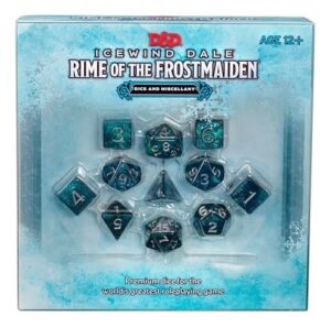 D&D 5 SET DE DADOS ICEWIND DALE FROSTMAIDEN